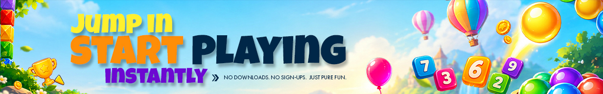 Jump in, start playing instantly. No downloads. No sign-ups. Just pure fun.